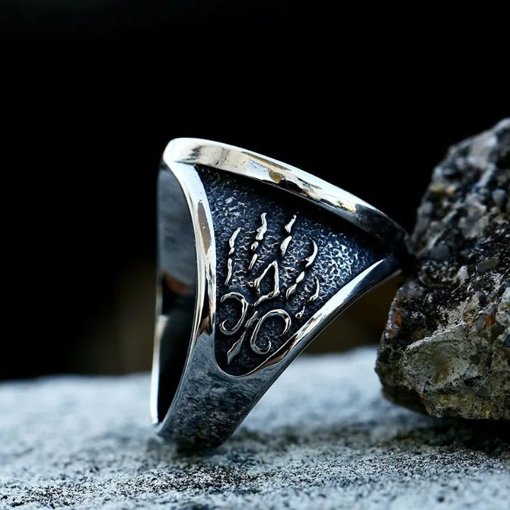 ULIKING JEWELRY RINGS Viking Wolf Stainless Steel Ring03