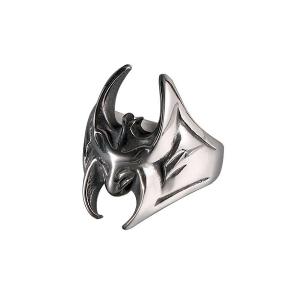 ULIKING JEWELRY RINGS  Vintage Batman Stainless Steel Ring  05
