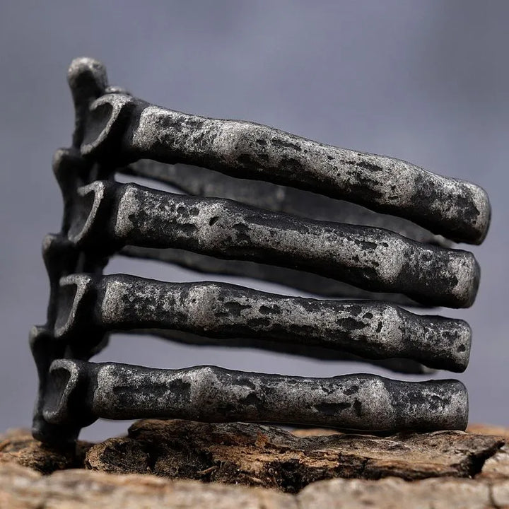 ULIKING JEWELRY RINGS Vintage Bone Stainless Steel Ring 04