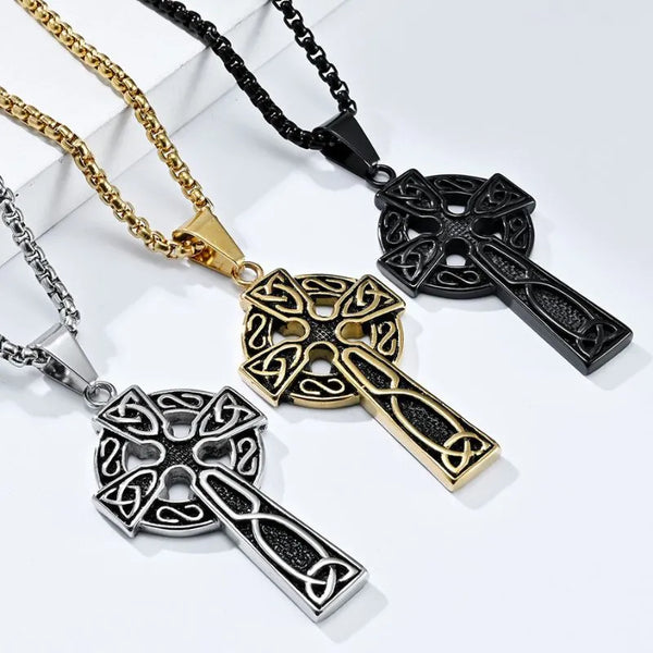  ULIKING JEWELRY PENDANTS Vintage Celtic Knot Cross Pendant 04