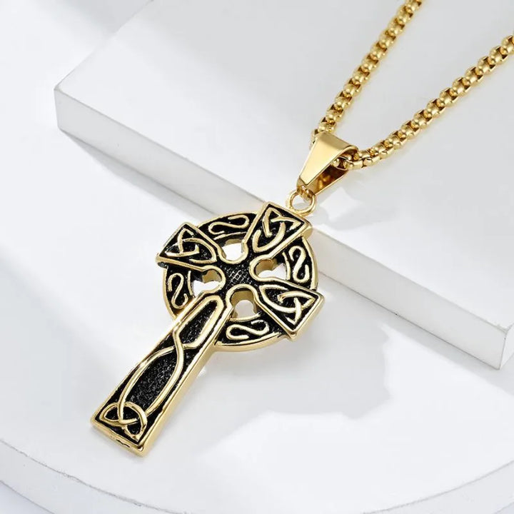  ULIKING JEWELRY PENDANTS Vintage Celtic Knot Cross Pendant 08