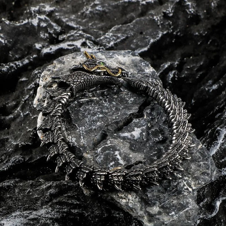  ULIKING JEWELRY BRACELETS Vintage Dragon Stainless Steel Bracelet 01