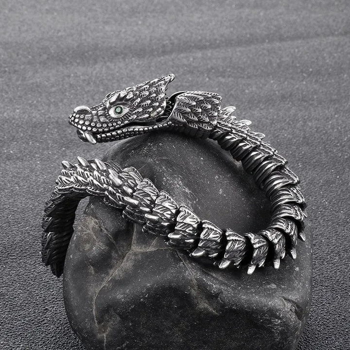  ULIKING JEWELRY BRACELETS Vintage Dragon Stainless Steel Bracelet  03