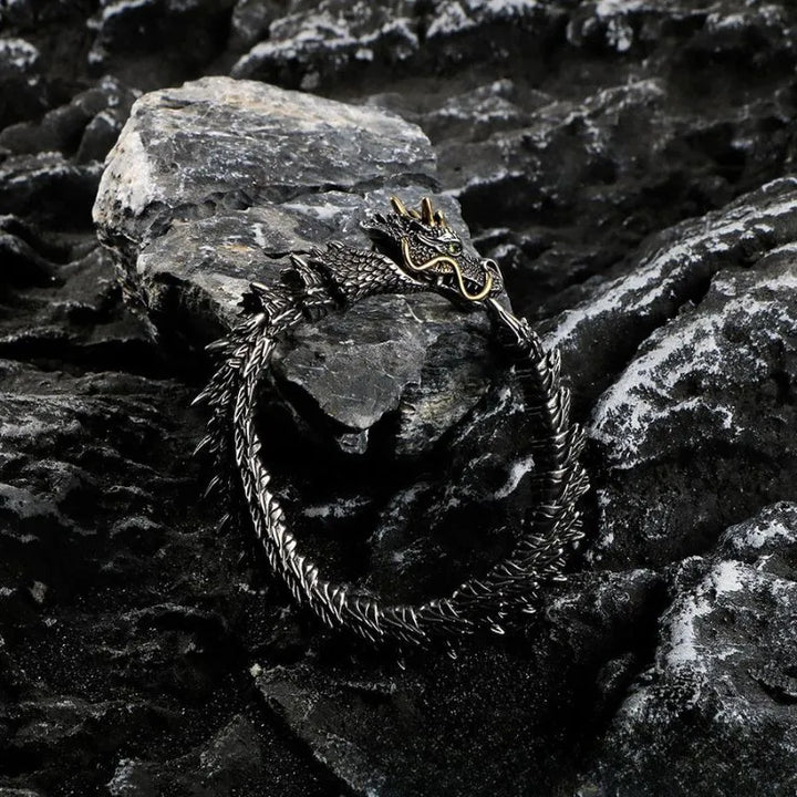  ULIKING JEWELRY BRACELETS Vintage Dragon Stainless Steel Bracelet 03