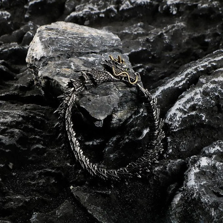  ULIKING JEWELRY BRACELETS Vintage Dragon Stainless Steel Bracelet 04