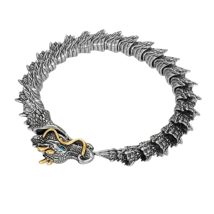  ULIKING JEWELRY BRACELETS Vintage Dragon Stainless Steel Bracelet 05