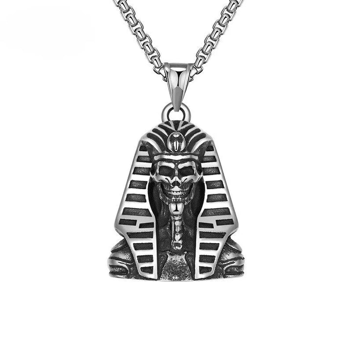  ULIKING JEWELRY PENDANTS  Vintage Egyptian Pharaoh Sphinx Skull Pendant 01