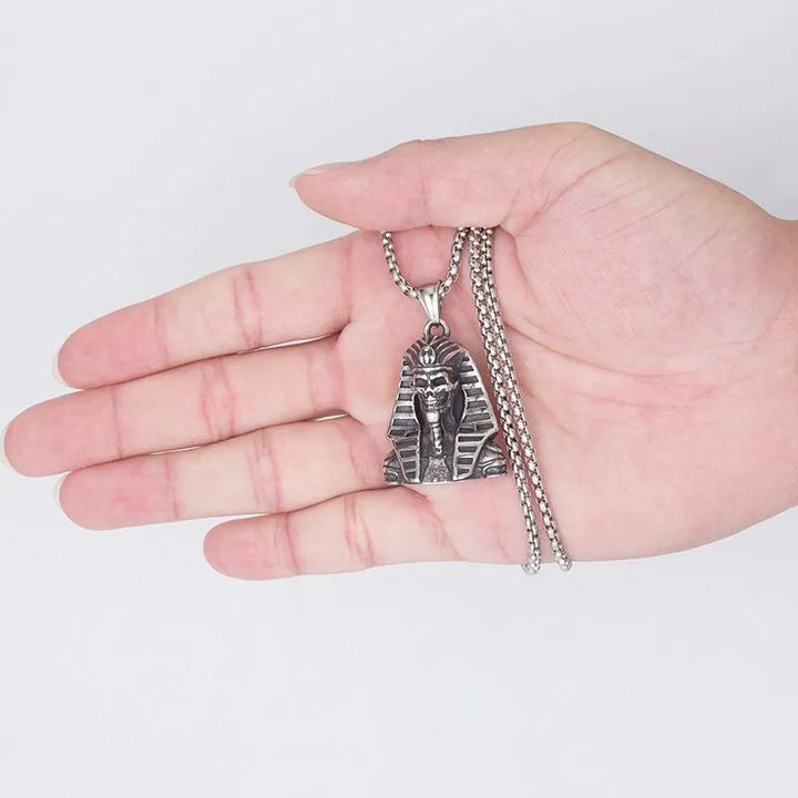  ULIKING JEWELRY PENDANTS  Vintage Egyptian Pharaoh Sphinx Skull Pendant 02
