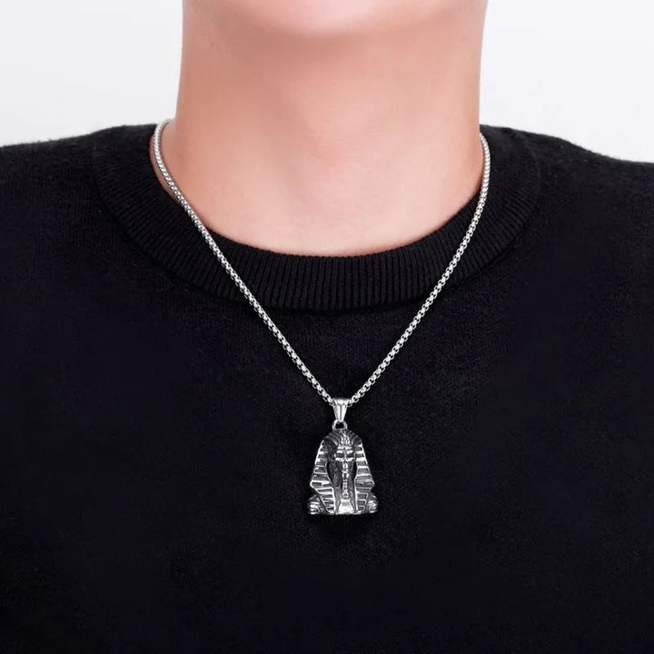  ULIKING JEWELRY PENDANTS  Vintage Egyptian Pharaoh Sphinx Skull Pendant 05
