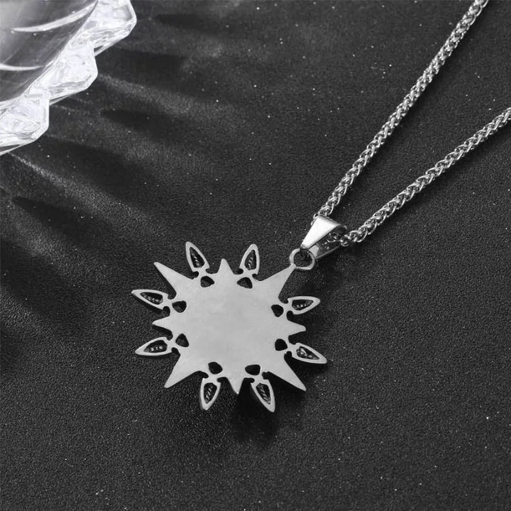  ULIKING JEWELRY PENDANTS  Vintage Eight-pointed Star Devil Eye Pendant  04
