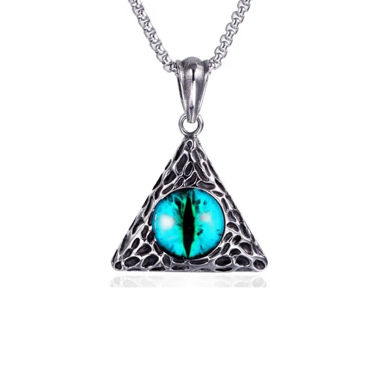  ULIKING JEWELRY PENDANTS  Vintage Eight-pointed Star Devil Eye Pendant  05