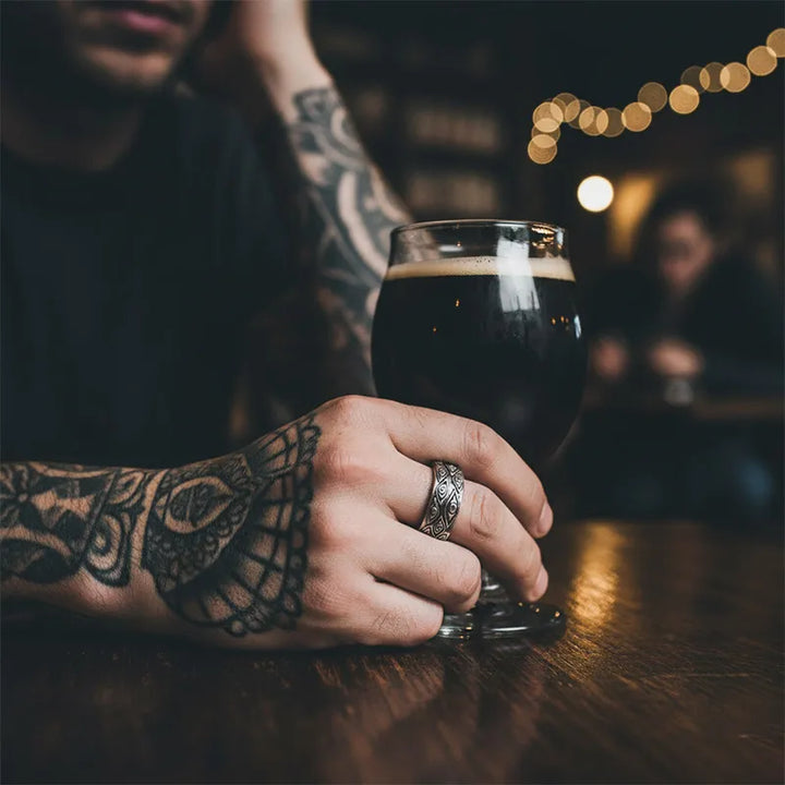 ULIKING JEWELRY RINGS  Vintage Eye Of Providence Spinner Ring 08