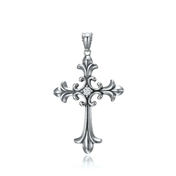  ULIKING JEWELRY PENDANTS  Vintage Gothic Cross  Stainless Steel Pendant 06
