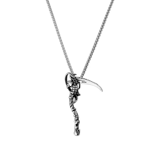  ULIKING JEWELRY PENDANTS Vintage Gothic Death Sickle Pendant 01