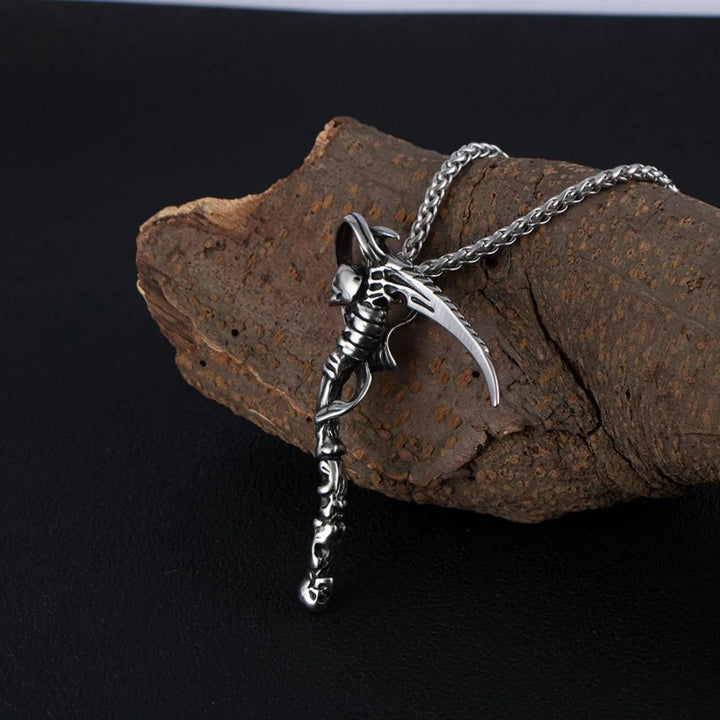  ULIKING JEWELRY PENDANTS Vintage Gothic Death Sickle Pendant 03