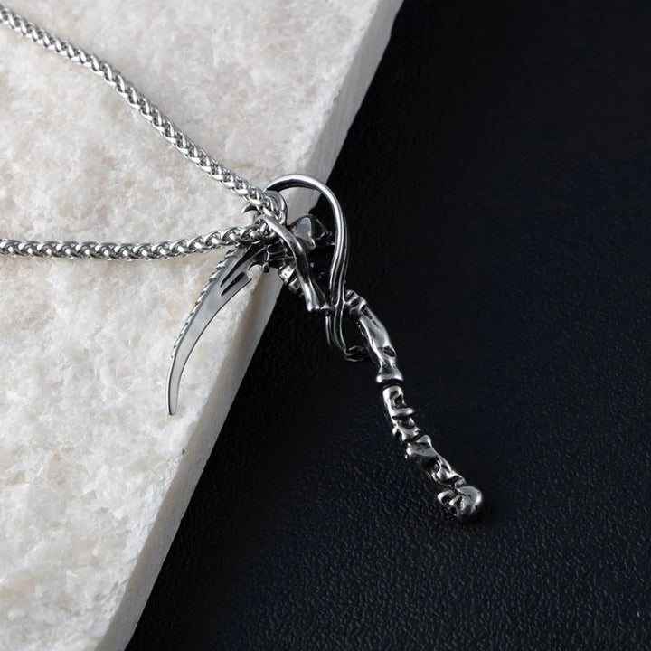  ULIKING JEWELRY PENDANTS Vintage Gothic Death Sickle Pendant 04