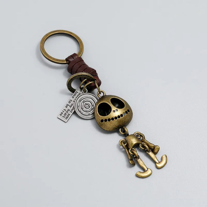  ULIKING JEWELRY KEYCHAIN  Vintage Halloween Skull Keychain 05
