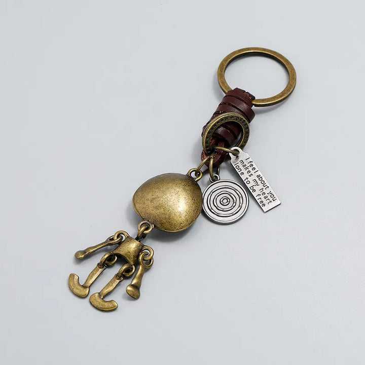  ULIKING JEWELRY KEYCHAIN  Vintage Halloween Skull Keychain 04