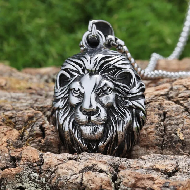  ULIKING JEWELRY PENDANTS Vintage Lion Stainless Steel Pendant 06