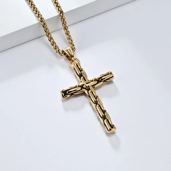  ULIKING JEWELRY PENDANTS   Vintage Punk Cross Stainless Steel Pendant  02