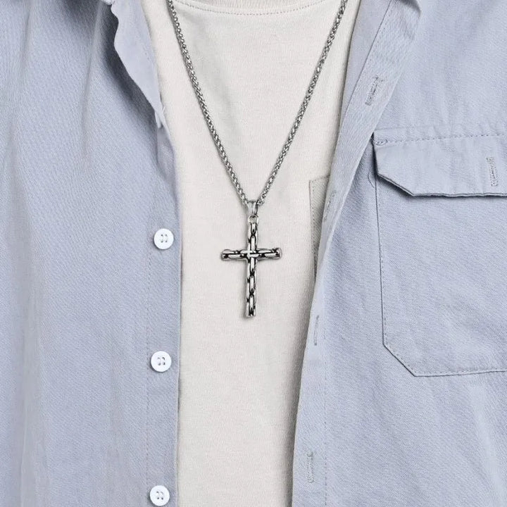  ULIKING JEWELRY PENDANTS   Vintage Punk Cross Stainless Steel Pendant  03