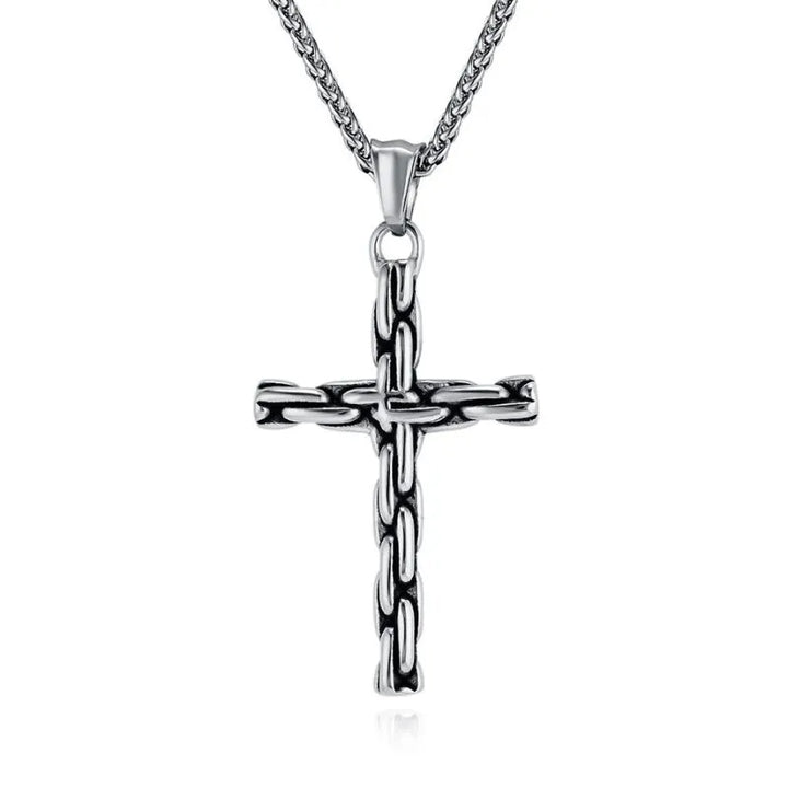  ULIKING JEWELRY PENDANTS   Vintage Punk Cross Stainless Steel Pendant  04