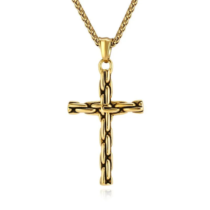  ULIKING JEWELRY PENDANTS   Vintage Punk Cross Stainless Steel Pendant  05