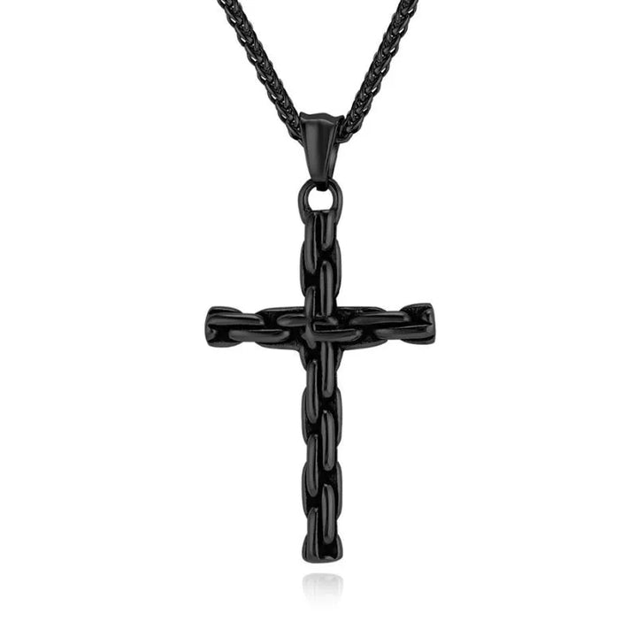  ULIKING JEWELRY PENDANTS   Vintage Punk Cross Stainless Steel Pendant  06