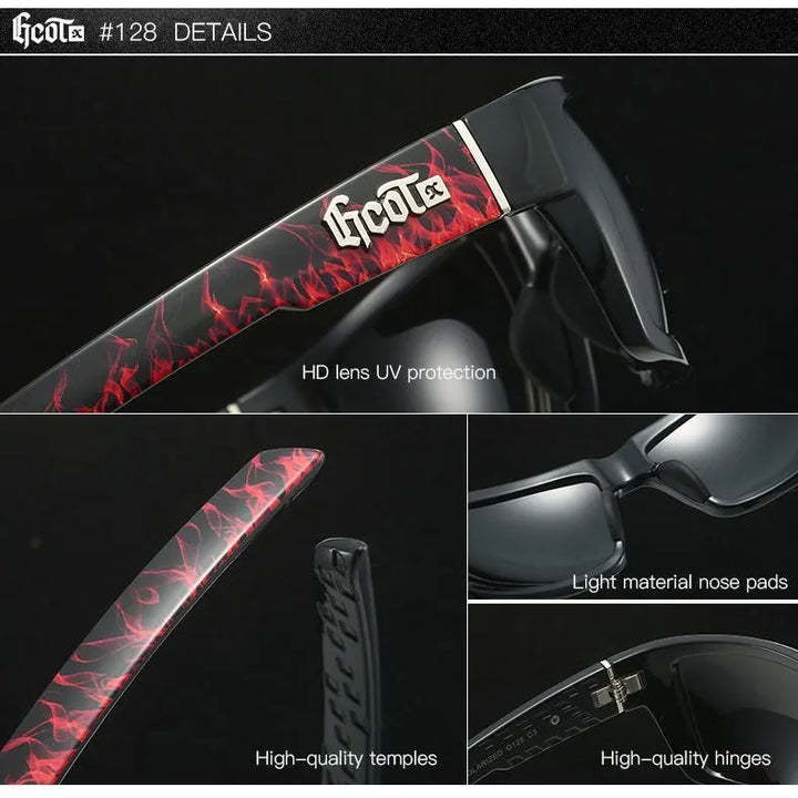  ULIKING JEWELRY SUNGLASSES Vintage Punk Hip-Hop Style G128 Polarized Sunglasses 03
