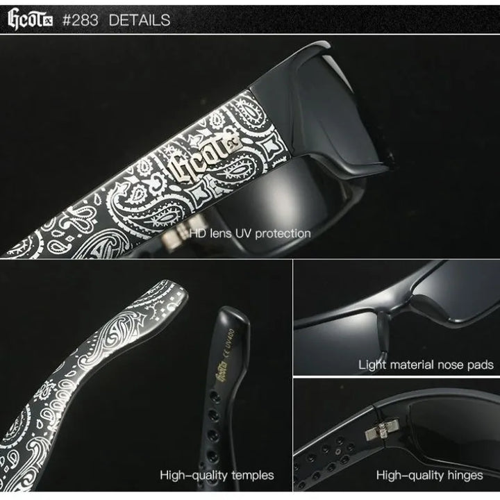  ULIKING JEWELRY SUNGLASSES Vintage Punk Hip-Hop Style G283 Polarized Sunglasses 02