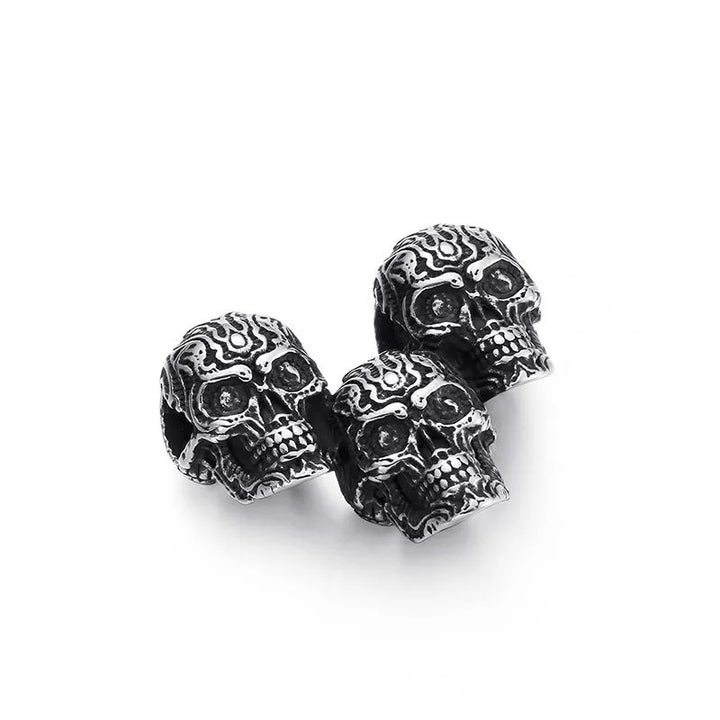  ULIKING JEWELRY PENDANTS Vintage Punk Skull Stainless Steel Pendant 06