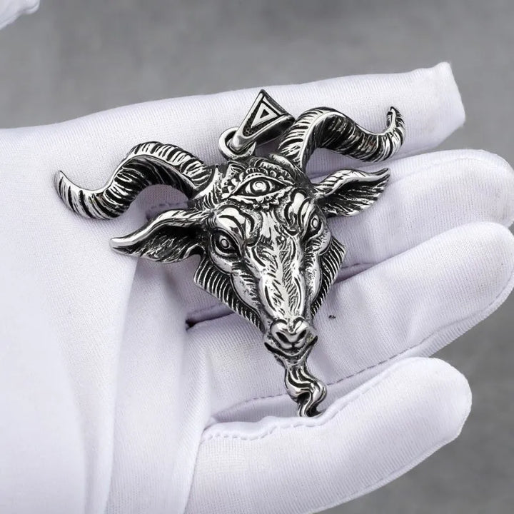  ULIKING JEWELRY PENDANTS  Vintage Ram Demon Eye Pendant 03