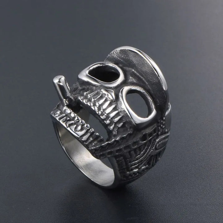 ULIKING JEWELRY RINGS Vintage Skull Stainless Steel Ring 02