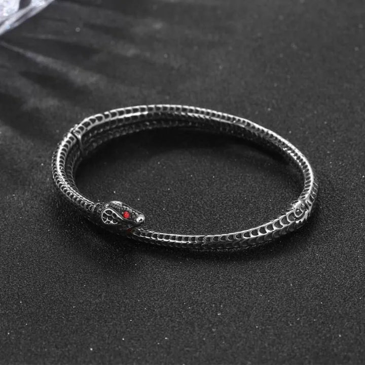  ULIKING JEWELRY BRACELETS Vintage Snake Stainless Steel Bracelet 01