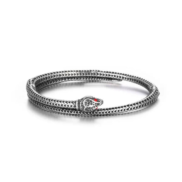  ULIKING JEWELRY BRACELETS Vintage Snake Stainless Steel Bracelet 04