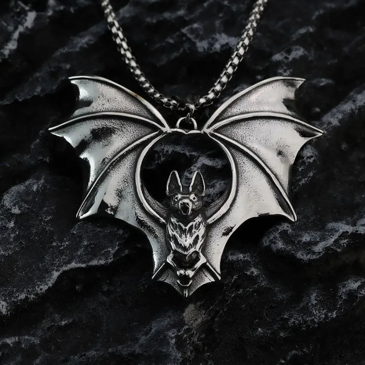  ULIKING JEWELRY PENDANTS Vintage  Vampire Bat Stainless Steel Pendant 04