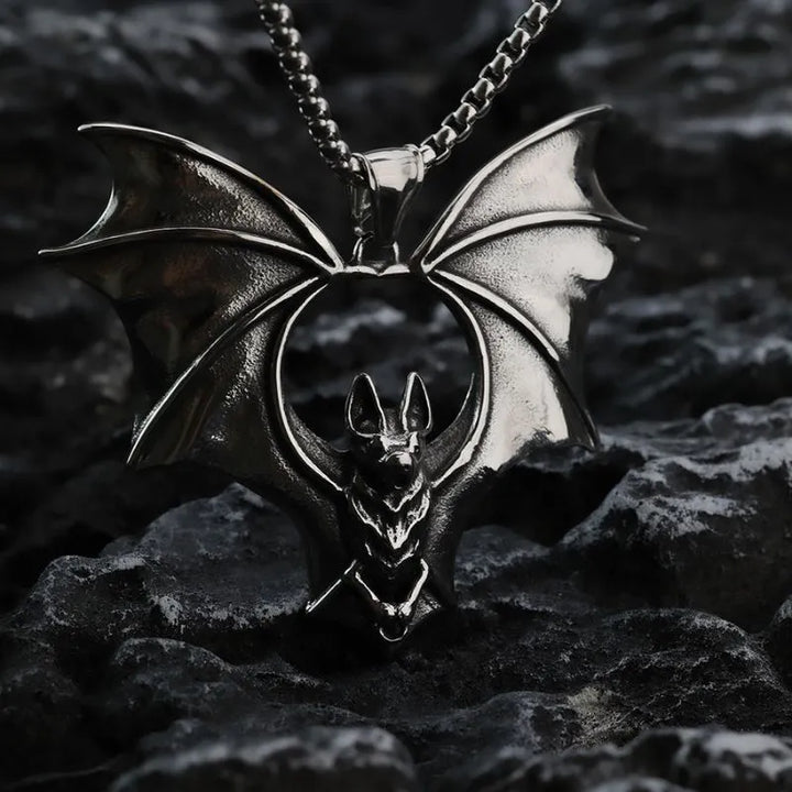  ULIKING JEWELRY PENDANTS Vintage  Vampire Bat Stainless Steel Pendant 05