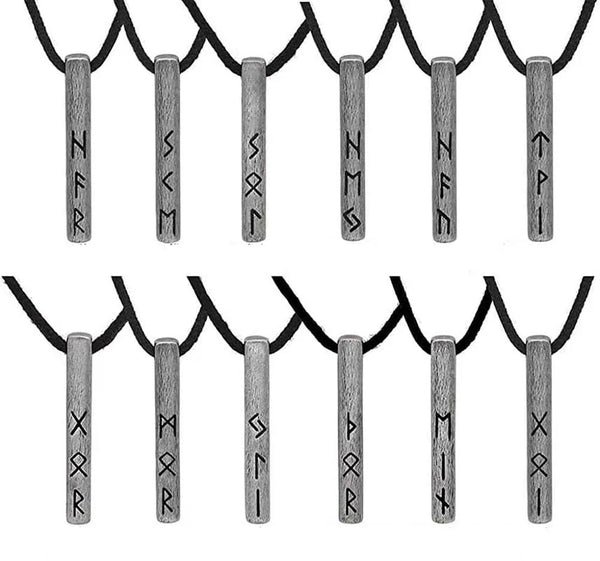  ULIKING JEWELRY PENDANTS Vintage Viking Odin Rune Stainless Steel Pendant 01