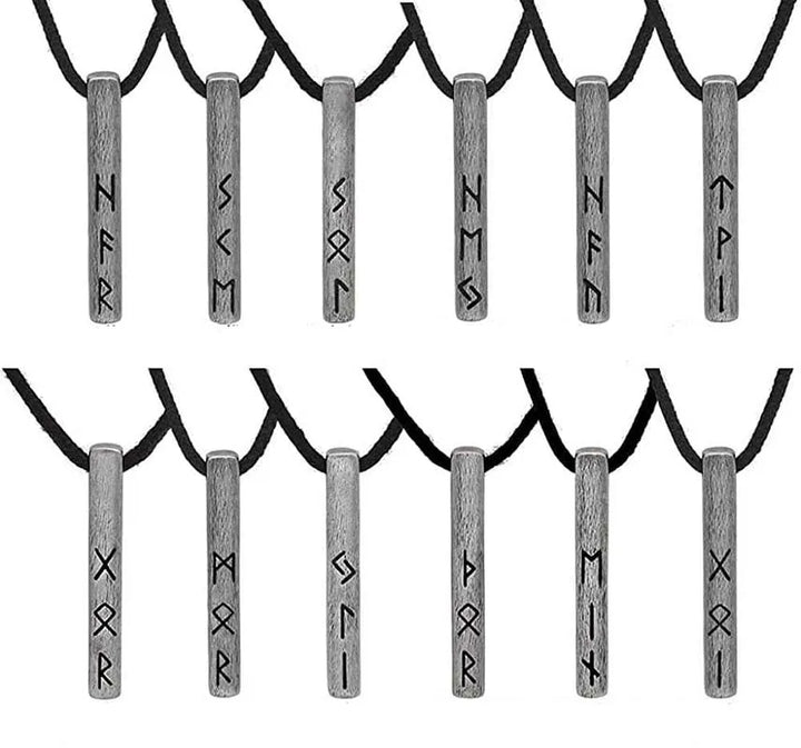  ULIKING JEWELRY PENDANTS Vintage Viking Odin Rune Stainless Steel Pendant 01
