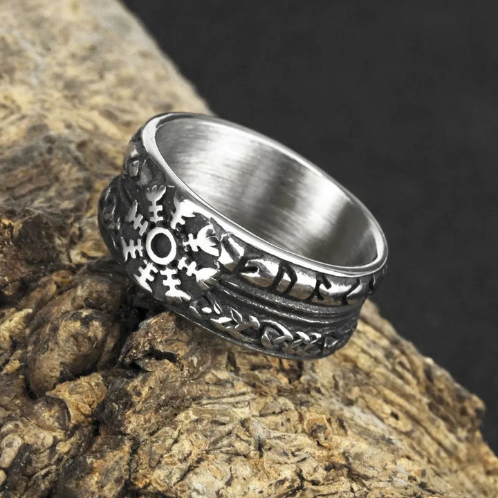 ULIKING JEWELRY RINGS  Vintage Viking Rune Ring 03