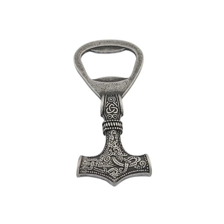  ULIKING JEWELRY BOTTLE OPENER Vintage Viking Thor's Hammer Stainless Steel Beer Bottle Opener 05
