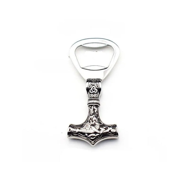  ULIKING JEWELRY BOTTLE OPENER Vintage Viking Thor's Hammer Stainless Steel Beer Bottle Opener 07