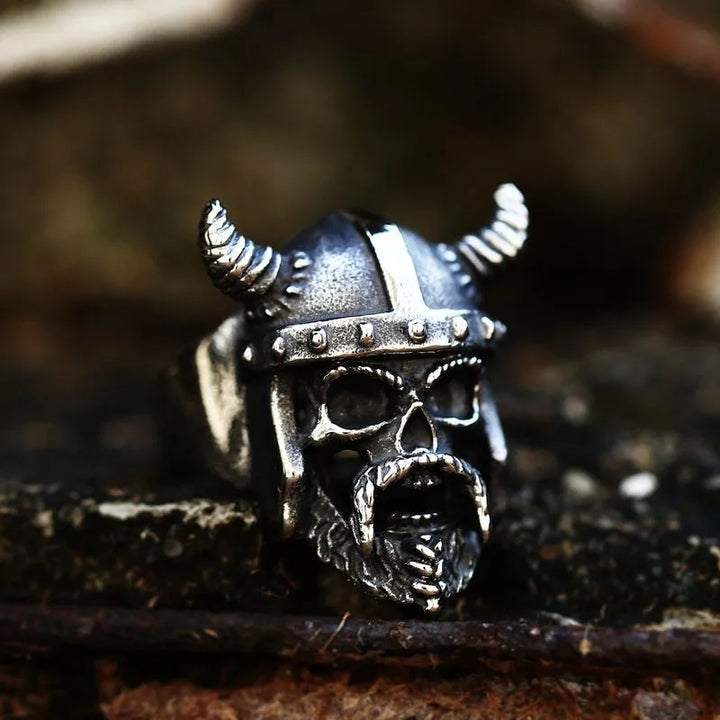 ULIKING JEWELRY RINGS Vintage Viking Warriors Stainless Steel Ring 03