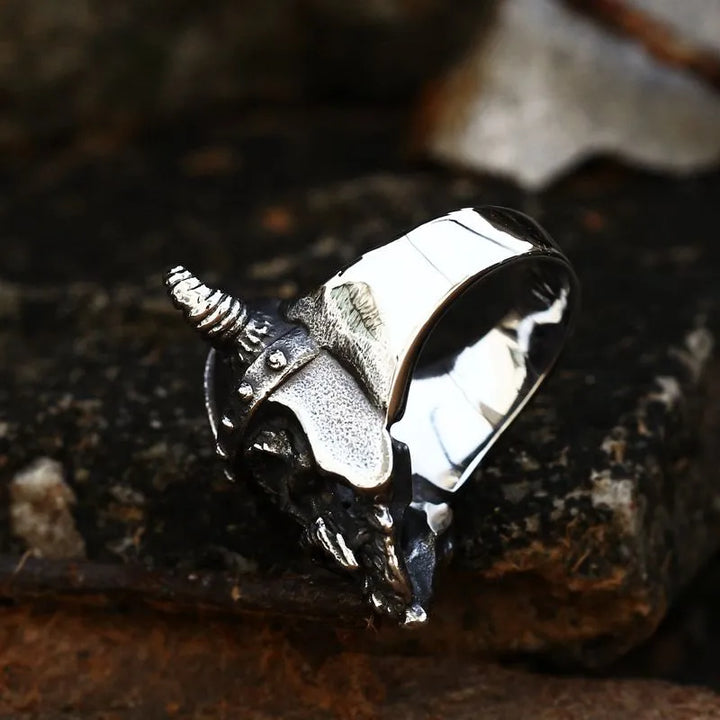 ULIKING JEWELRY RINGS Vintage Viking Warriors Stainless Steel Ring 04