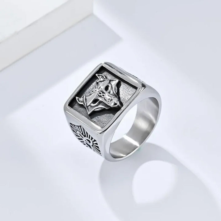 ULIKING JEWELRY RINGS  Vintage Viking Wolf Knot Ring 03