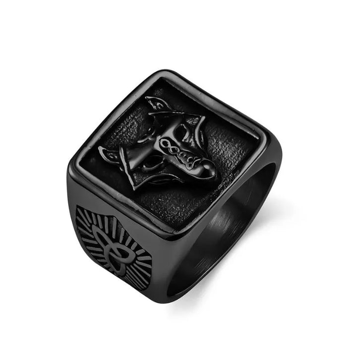 ULIKING JEWELRY RINGS  Vintage Viking Wolf Knot Ring 07