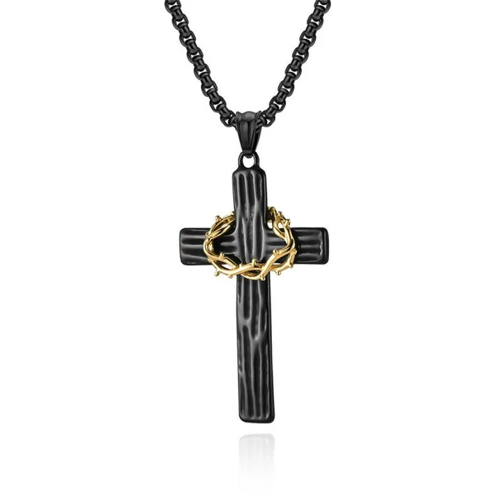  ULIKING JEWELRY PENDANTS  Vintage Wreath Cross Pendant  05