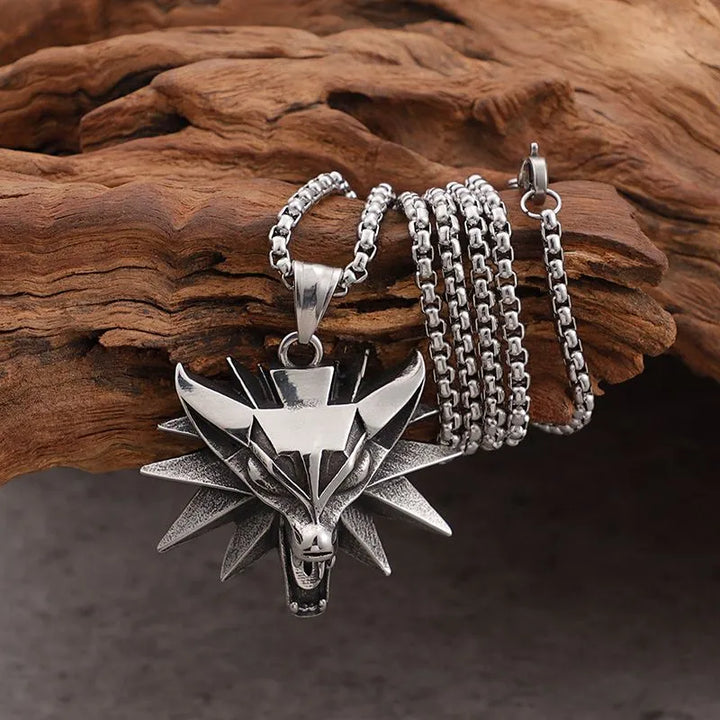  ULIKING JEWELRY PENDANTS  Witcher 3 Wolf Head Pendant  04