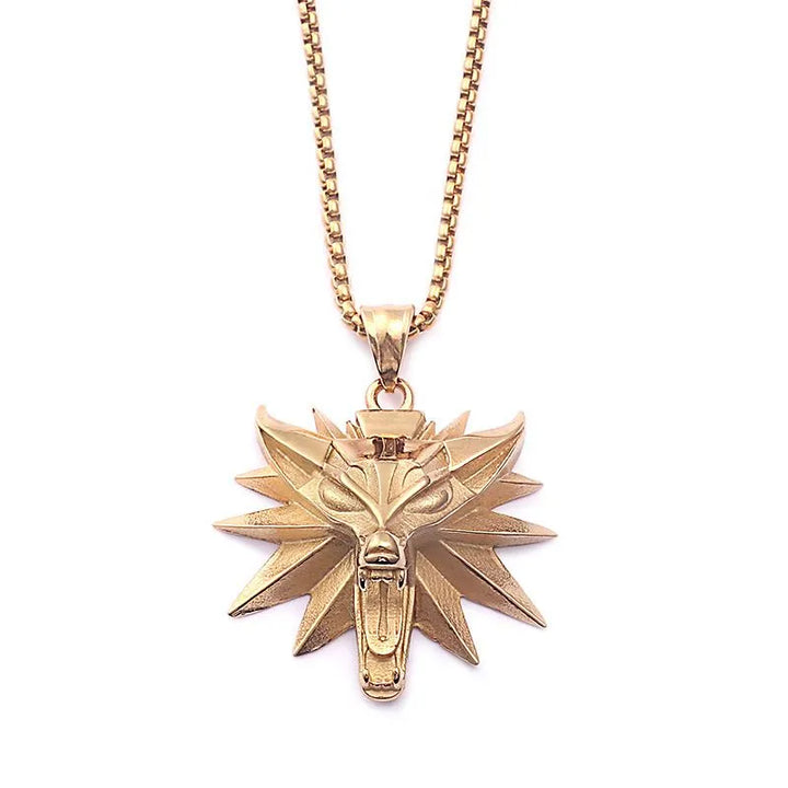  ULIKING JEWELRY PENDANTS  Witcher 3 Wolf Head Pendant  06