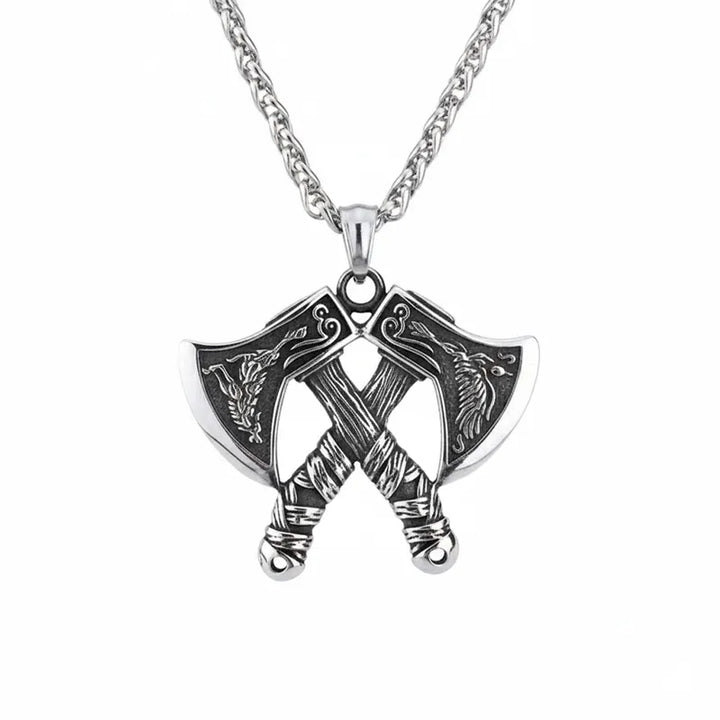 ULIKING JEWELRY PENDANTS Nordic Viking Tomahawk Stainless Steel Pendant 02